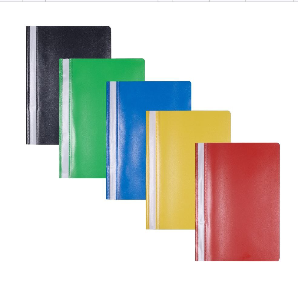 Швидкозшивач пластиковий А4 OFFICE PRODUCTS 21101111 кольори асорті